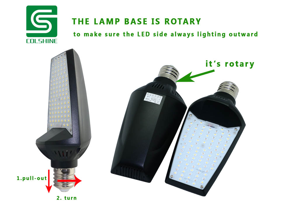 LED Corn Light with Rotatable Base