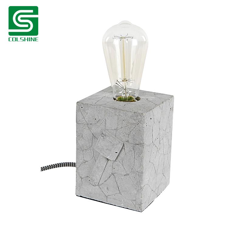 Stone table lamp