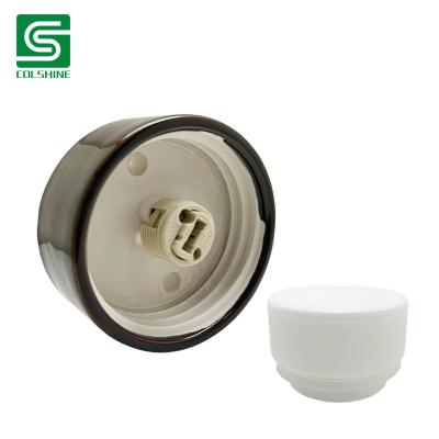 Fabricante del OEM Heatproof G9 Porcelain Sauna Lamp Holder for Sauna Wall Installation de China