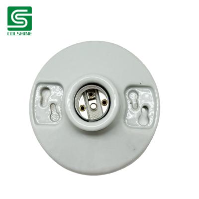 Fabricante del OEM Porcelain Circular Lamp Fitting 250V 660W Ceramic Light Socket de China