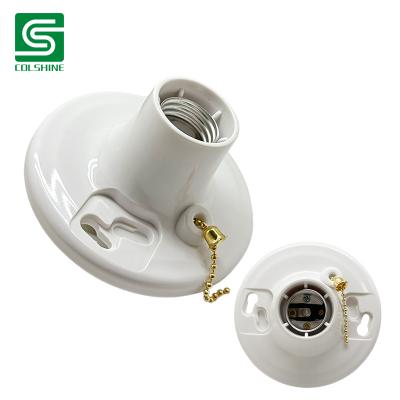 Fabricante del OEM US Standard Plastic Lampholder with Pull Chain Switch de China