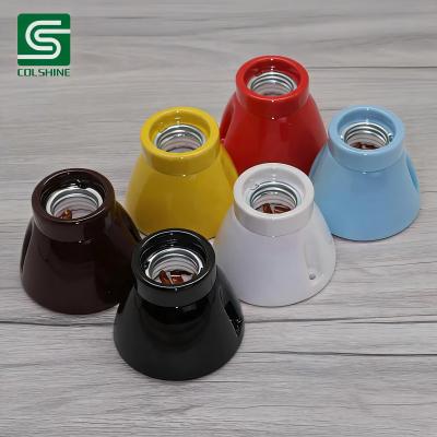 Fabricante del OEM Decorative Ceramic Lamp Holder Designed for Vintage Ceiling Lamps, Industrial Lighting Projects, and Modern Interior Spaces de China