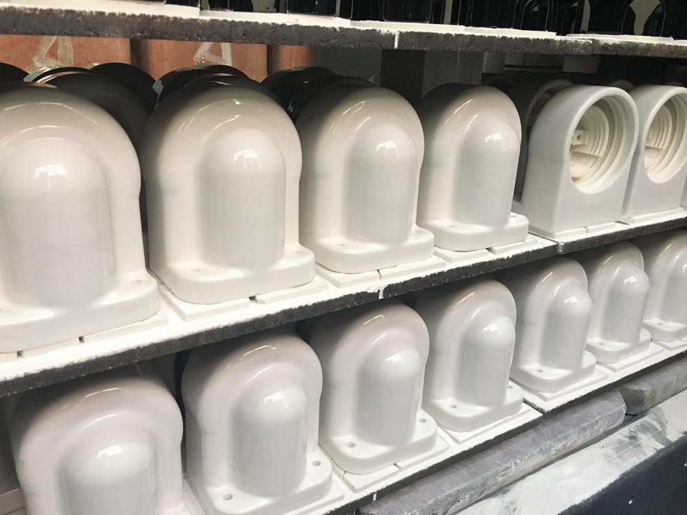 Fábrica de cerámica para interruptor de porcelana retro